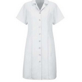 Red Kap Women's Short Sleeve Dress w/Gripper Front - White